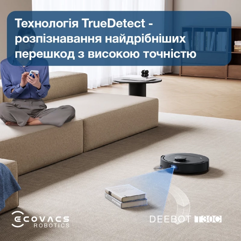 ECOVACS Deebot T30C Black (DLX71 BLACK) - Зображення 6