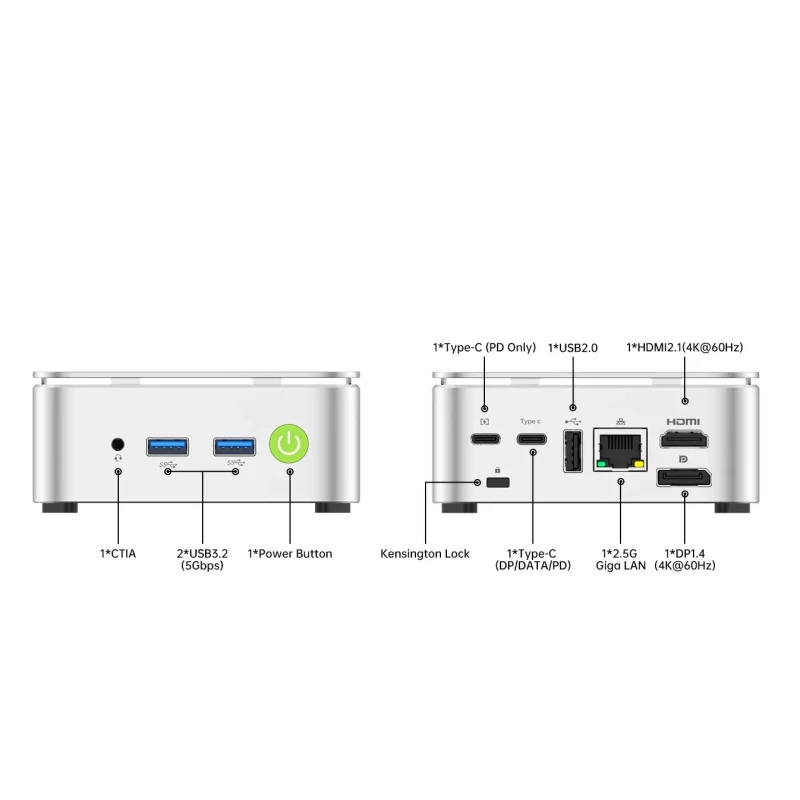 GMKtec NucBox G10 (AMD Ryzen 5 3500U / 16gb RAM / 256gb SSD) - Зображення 1