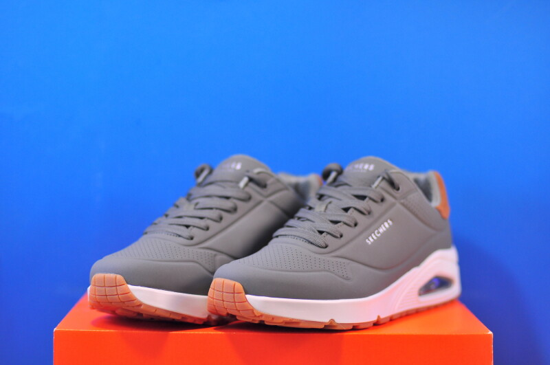 Кросівки Skechers Uno Suited On Air Grey 183004/OLV - Зображення 1