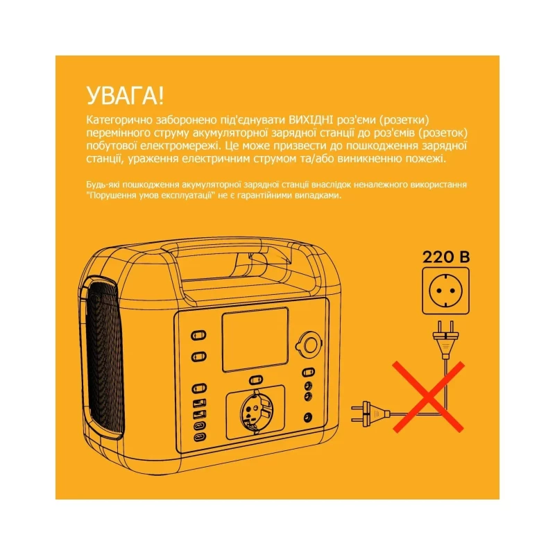Зарядная станция IEETek P1800 1800W 1024Wh (P1800/noVAT) (UA) - Зображення 3