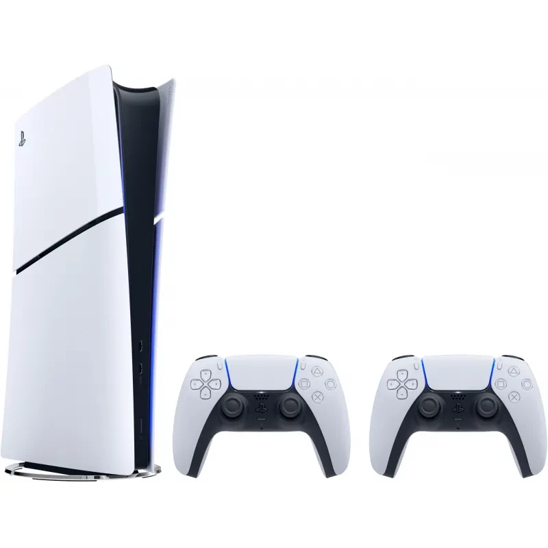 Sony PlayStation 5 Slim Digital Edition 825GB White + DualSense Wireless Controller White (1000042066) - Зображення 1