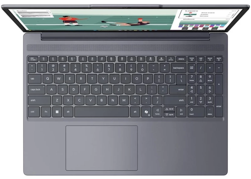 Lenovo IdeaPad Slim 3 15IPH11 Luna Grey (83UR00A1US) - Зображення 1