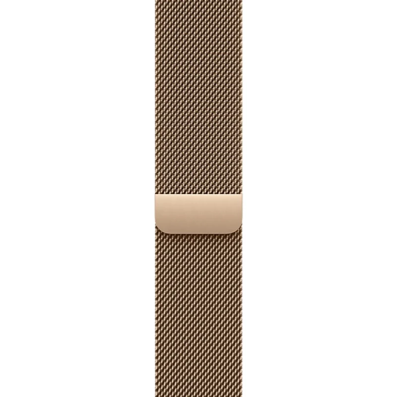 Apple Watch Series 11 GPS + Cellular 46mm Gold Tit. Case w. Gold Milanese Loop - M/L (MFD84) - Зображення 2