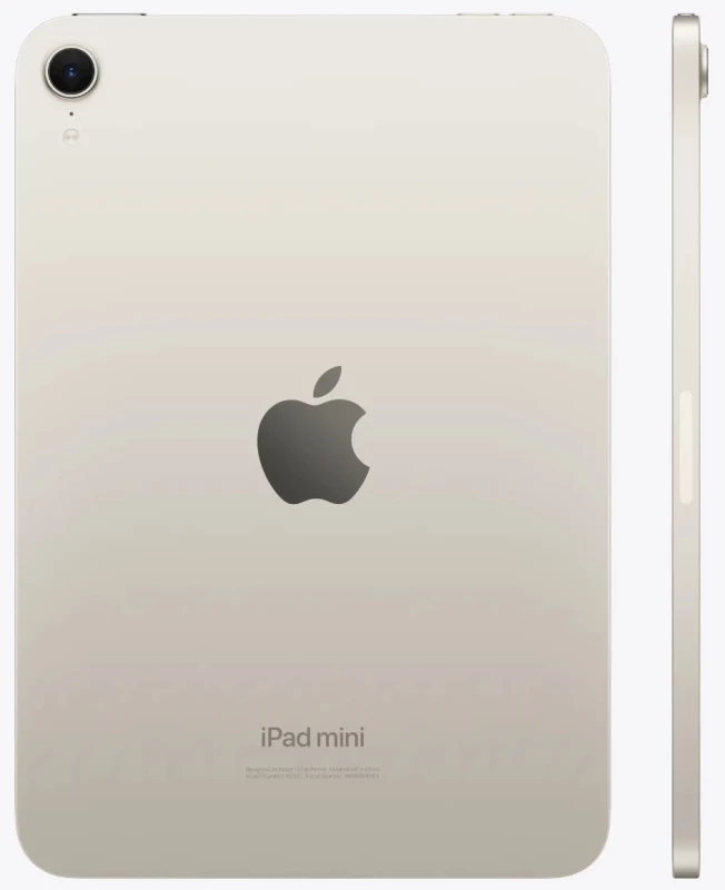 Apple iPad mini 7 Wi-Fi 128GB Starlight (MXN83) - Зображення 1
