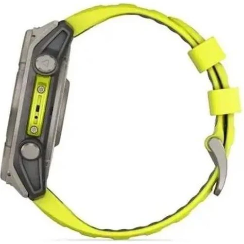 Garmin Fenix 8 51mm Solar Sapphire Titanium w. Amp Yellow/Graphite Silicone Band (010-02907-20/21) - Зображення 4