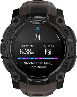 Смарт-часы Garmin Instinct 3 50mm AMOLED Black with Charcoal Band (010-03020-00/40) - Зображення 8