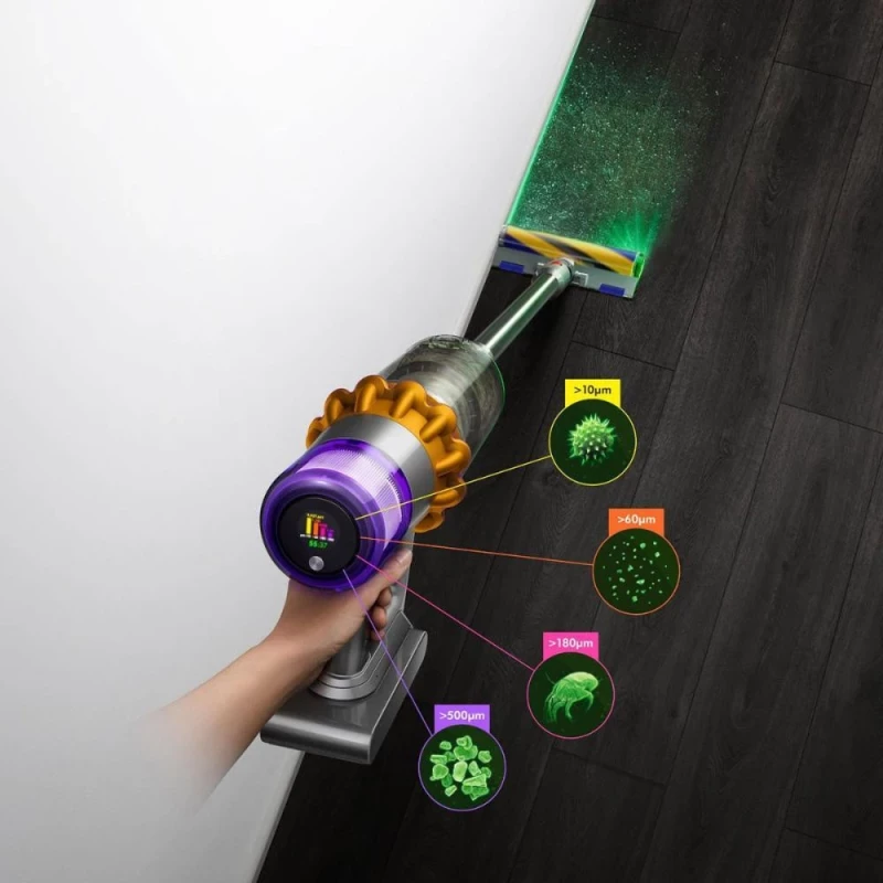 Dyson V15 Detect (447261-01) Yellow/Nickel - Зображення 1