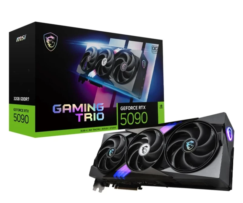 MSI GeForce RTX 5090 Gaming Trio OC 32GB GDDR7 DLSS4 (5090 32G GAMING TRIO OC) EU