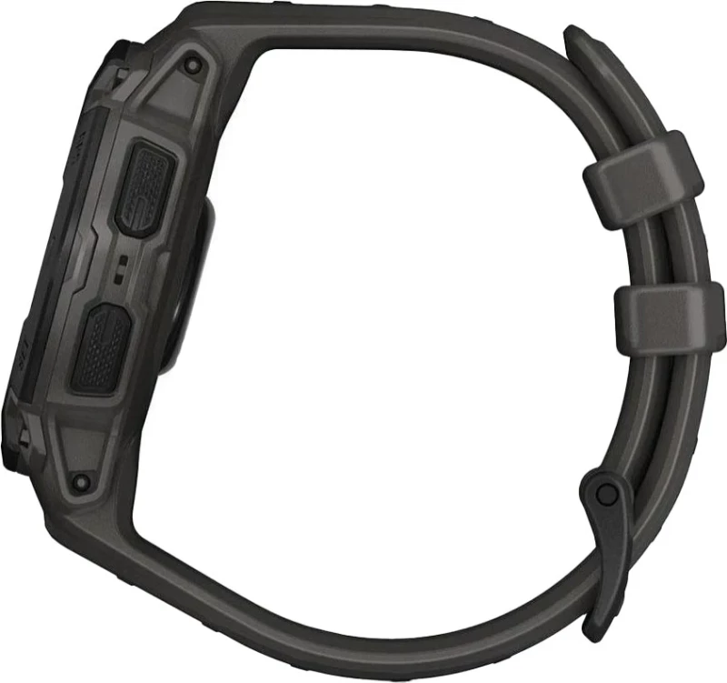 Смарт-часы Garmin Instinct E 45mm Black with Charcoal Band (010-02933-00/13) - Зображення 2