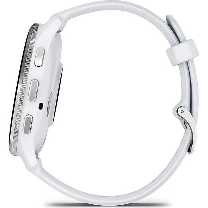 Garmin Venu 3 Silver Stainless Steel Bezel with Whitestone Case and Silicone Band (010-02784-00/50) - Зображення 4