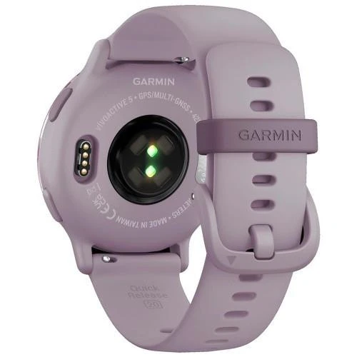 Garmin vivoactive 5 Metallic Orchid Aluminum Bezel with Orchid Case and Silicone (010-02862-13) - Зображення 4