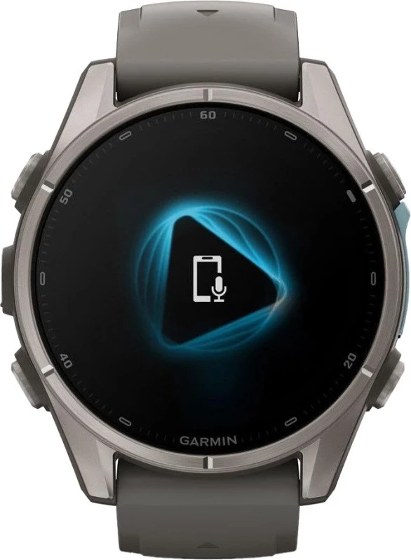 Смарт-часы Garmin Fenix 9 43mm Titanium with Pebble Gray Silicone Band (010-04761-10/11) - Зображення 5