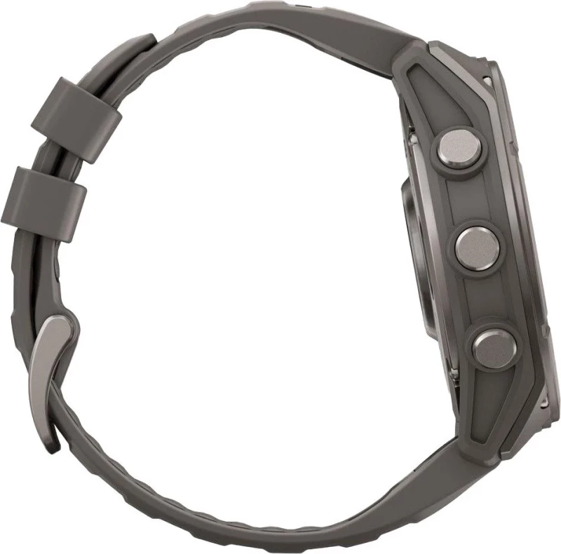 Смарт-часы Garmin Fenix 9 51mm Titanium with Pebble Gray Silicone Band (010-04763-00/01) - Зображення 4