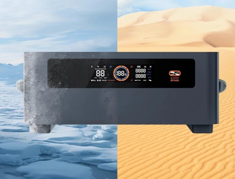 Дополнительная батарея для зарядной станции Oscal BP2400 Pro Expansion Battery (for PowerMax 2400 Pro) Gray - Зображення 3