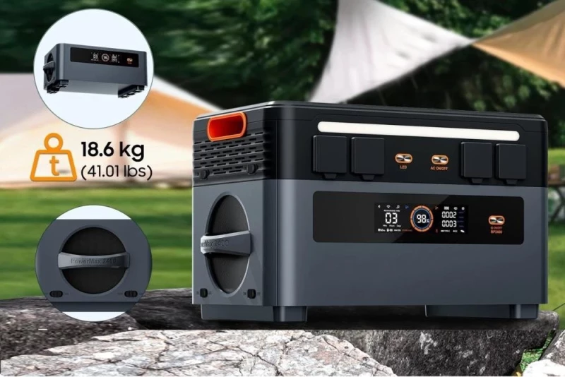 Дополнительная батарея для зарядной станции Oscal BP2400 Pro Expansion Battery (for PowerMax 2400 Pro) Gray - Зображення 6