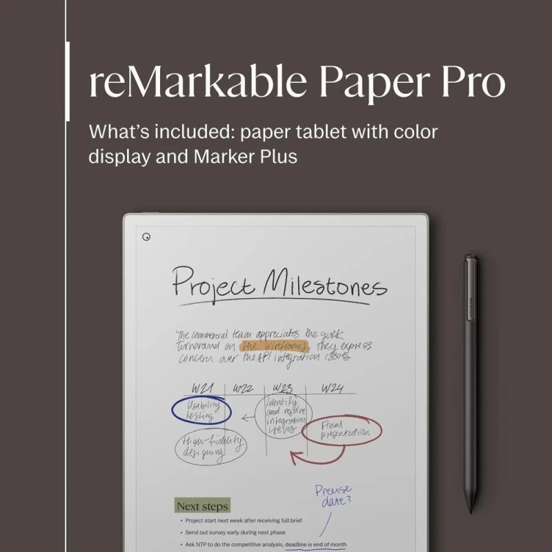 reMarkable Paper Pro with Marker Plus (RM81C-1000NW) - Зображення 1
