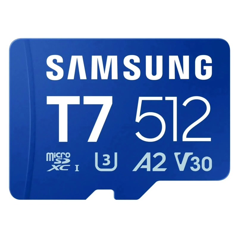 Samsung 512GB microSDXC class 10 UHS-I U3 V30 A2 T7 (MB-MB512T/WW)