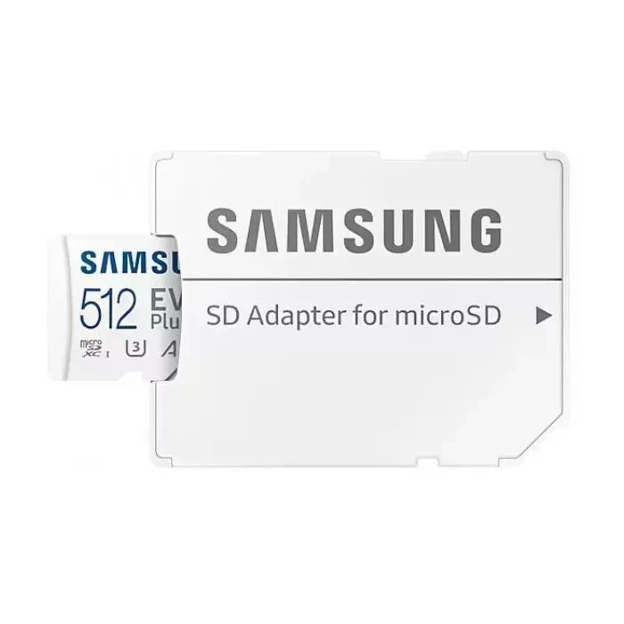 Samsung 512 GB microSDXC Class 10 UHS-I U3 V30 A2 EVO Plus+SD Adapte (MB-MC512SA/EU) - Зображення 3