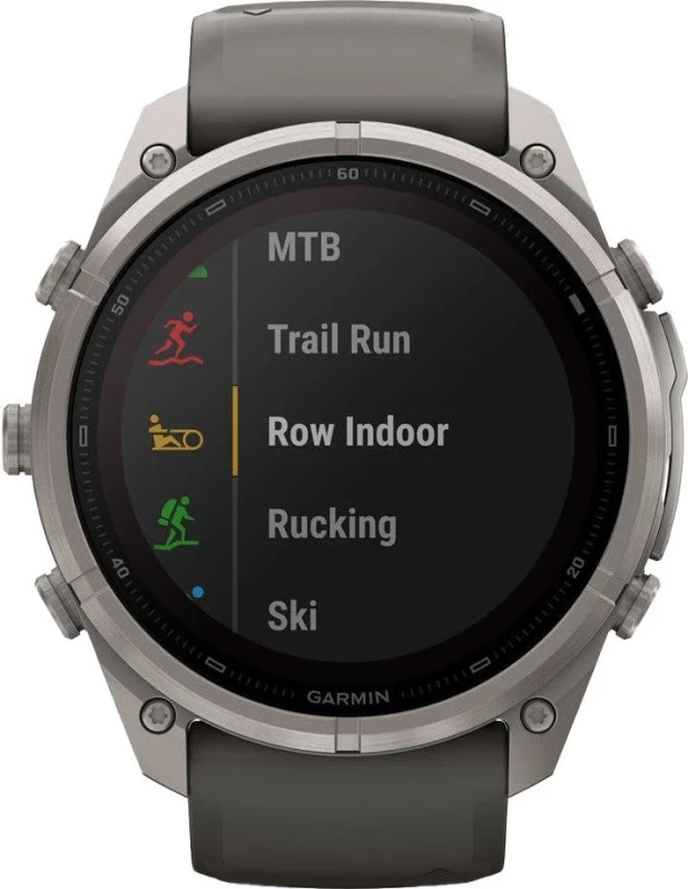 Смарт-часы Garmin Fenix 9 Pro inReach Solar 51mm Titanium with Pebble Gray/Silver Gray Silicone Band (010-04339-00/01) - Зображення 6