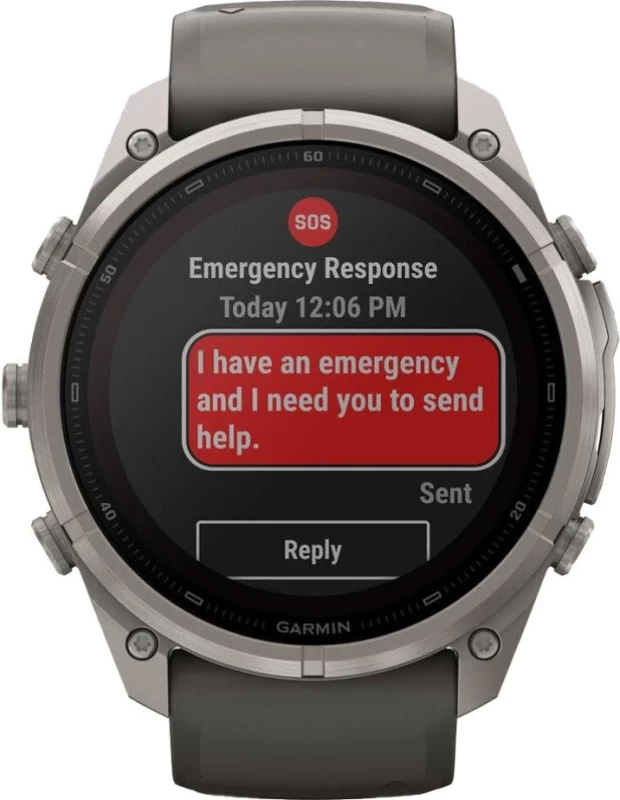 Смарт-часы Garmin Fenix 9 Pro inReach Solar 51mm Titanium with Pebble Gray/Silver Gray Silicone Band (010-04339-00/01) - Зображення 7