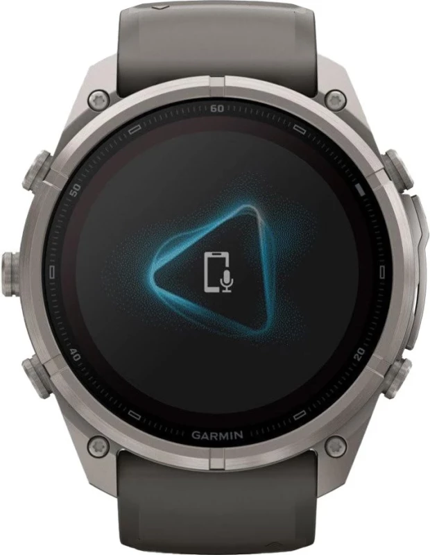 Смарт-часы Garmin Fenix 9 Pro inReach Solar 51mm Titanium with Pebble Gray/Silver Gray Silicone Band (010-04339-00/01) - Зображення 9