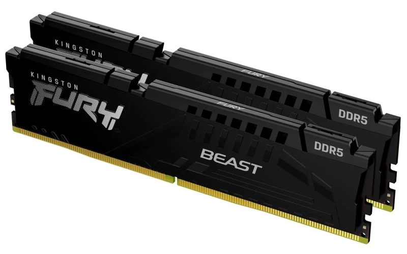 Kingston FURY 32GB (2x16GB) 6000MHz CL36 Beast Black (KF560C36BBE2K2-32) EU - Зображення 1