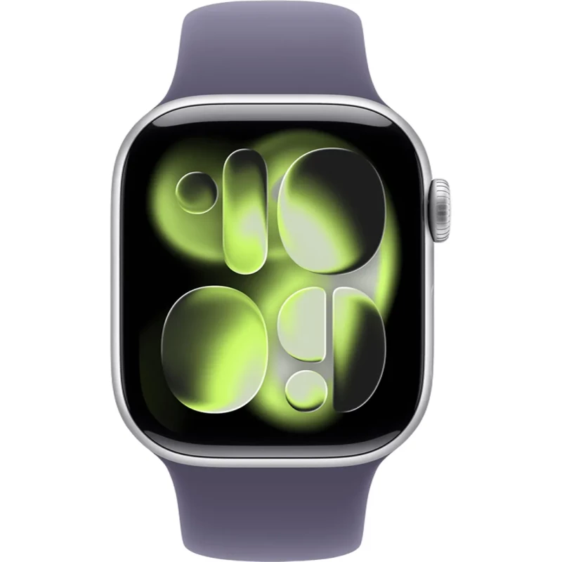 Apple Watch Series 11 GPS 42mm Silver Alu. Case w. Purple Fog S. Band - S/M (MEU64) - Зображення 1