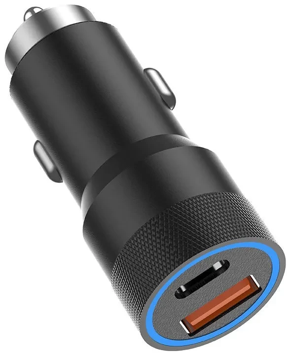 Aspor A909 PD Metal (USB/USB-C/3.4A/38W) LED Black - Зображення 5