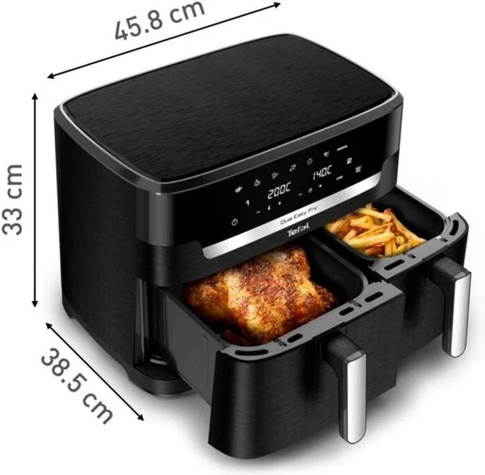 Мультипечь Tefal Dual Easy Fry XXL EY9428E0 - Зображення 1