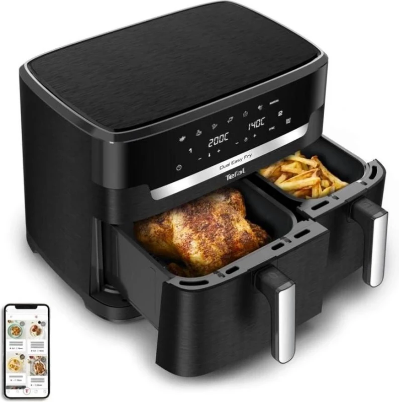 Мультипечь Tefal Dual Easy Fry XXL EY9428E0 - Зображення 2