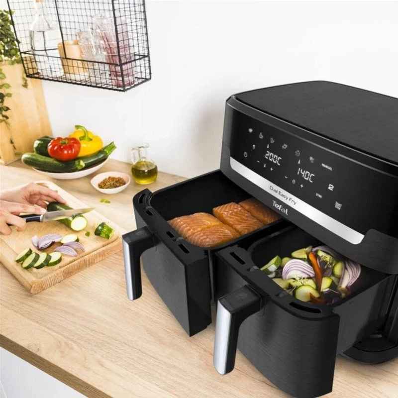 Мультипечь Tefal Dual Easy Fry XXL EY9428E0 - Зображення 6