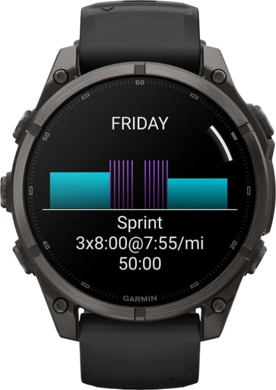 Смарт-часы Garmin Fenix 9 47mm Carbon Gray DLC Titanium with Black Silicone Band (010-04762-10/11) - Зображення 8