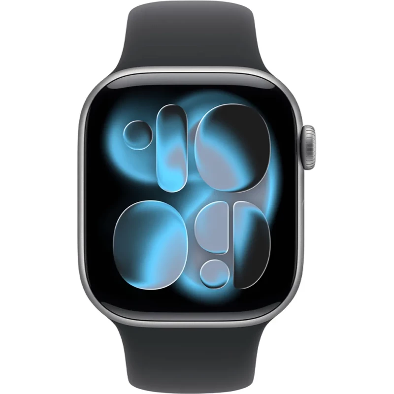 Apple Watch Series 11 GPS + Cellular 42mm Space Grey Alu. Case w. Black S. Band - M/L (MF8C4) - Зображення 1