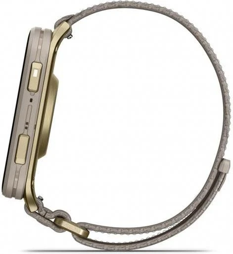 Garmin Venu X1 Soft Gold Titanium and French Grey Nylon (010-02980-33/08) - Зображення 1