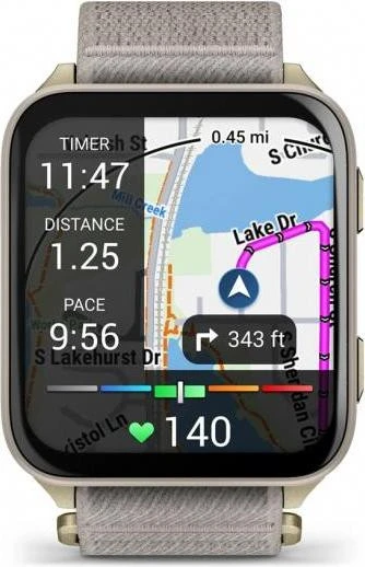 Garmin Venu X1 Soft Gold Titanium and French Grey Nylon (010-02980-33/08) - Зображення 6
