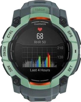 Смарт-часы Garmin Instinct 3 50mm AMOLED Neo Tropic with Twilight Band (010-03020-01) - Зображення 3