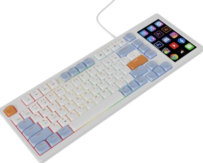 Ajazz AKP815 Brown Switch (White) - Зображення 1