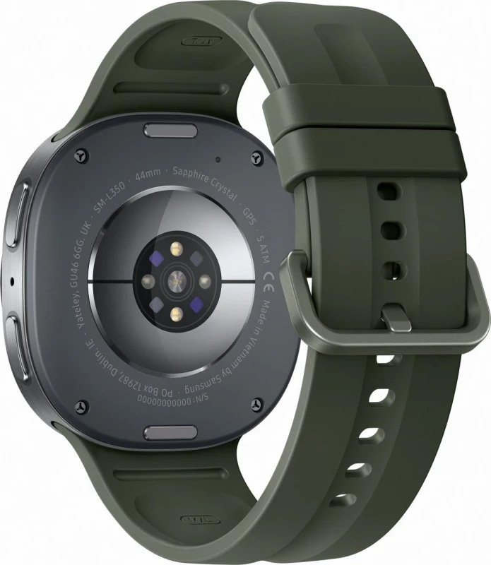 Смарт-часы Samsung Galaxy Watch9 Silver Bluetooth 44mm Sport Band Olive M/L (SM-L350NZSA) - Зображення 2