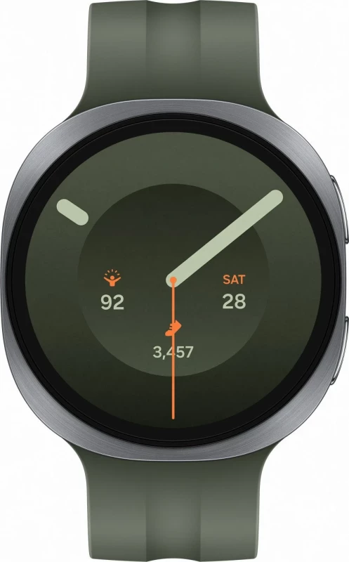 Смарт-часы Samsung Galaxy Watch9 Silver Bluetooth 44mm Sport Band Olive M/L (SM-L350NZSA) - Зображення 3