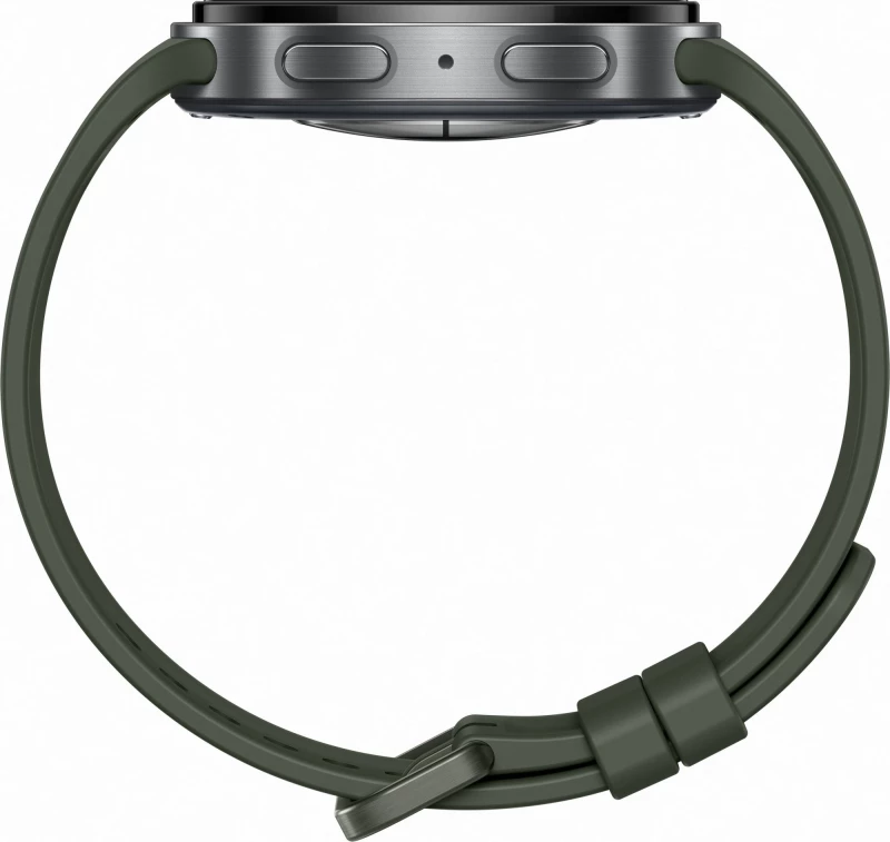 Смарт-часы Samsung Galaxy Watch9 Silver Bluetooth 44mm Sport Band Olive M/L (SM-L350NZSA) - Зображення 4