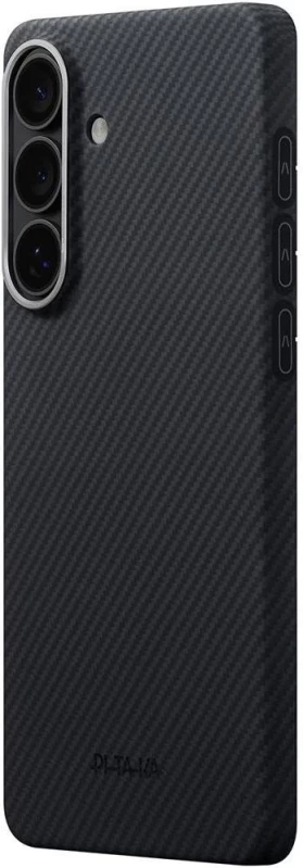 Чехол для смартфона Pitaka Edge Ultra-Slim Case with Aaron Button for Samsung Galaxy S26 - 600D Black/Grey [Twill] (KS2601) - Зображення 8