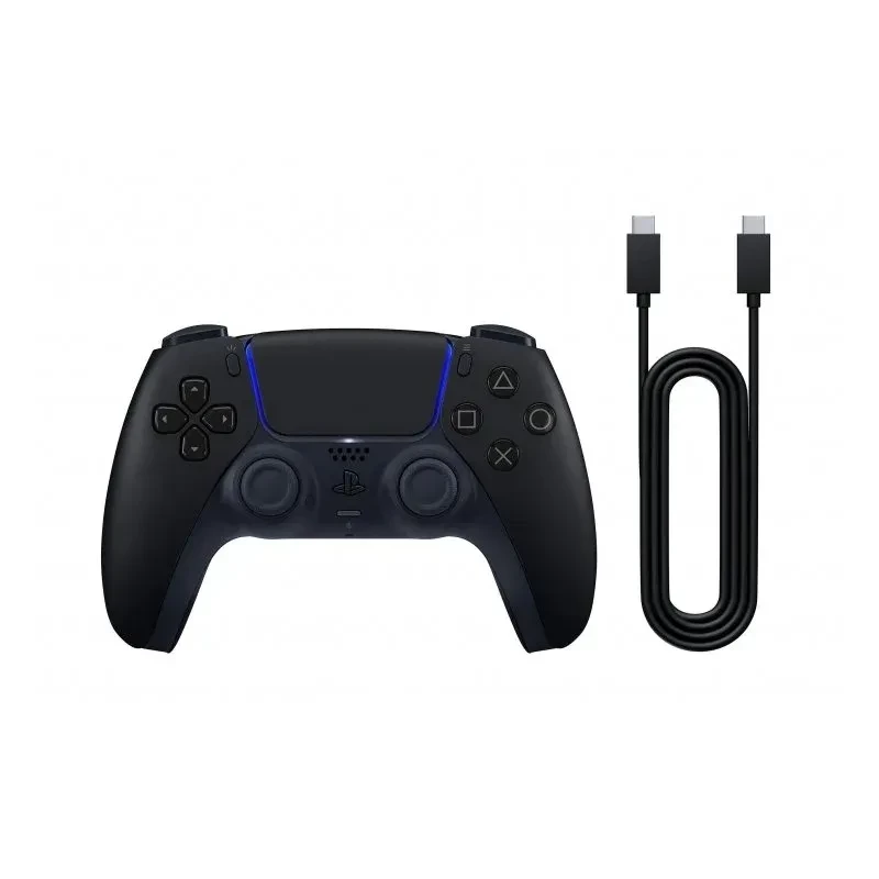 Геймпад DualSense BT USB-C кабель Midnight Black (PS5)