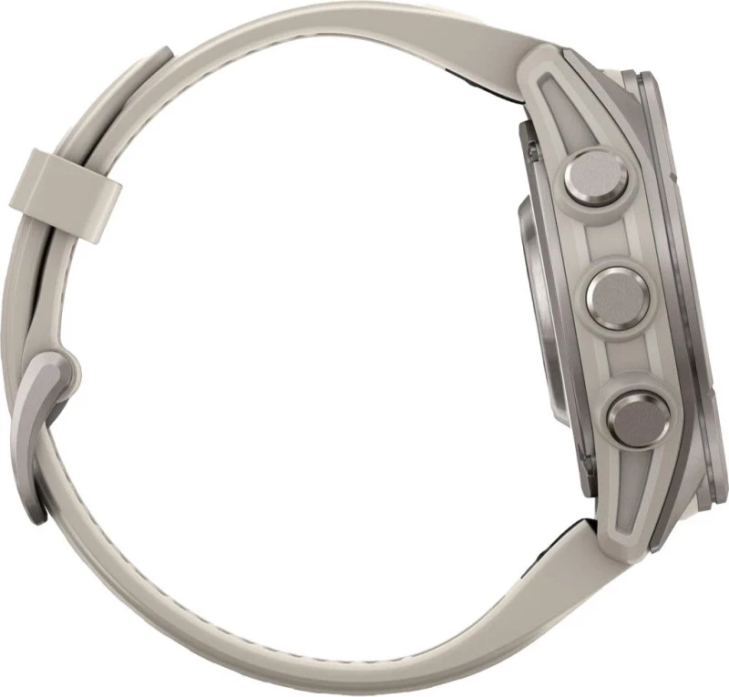 Смарт-часы Garmin Fenix 9 43mm Titanium with Fog Gray Silicone Band (010-04761-00/01) - Зображення 4