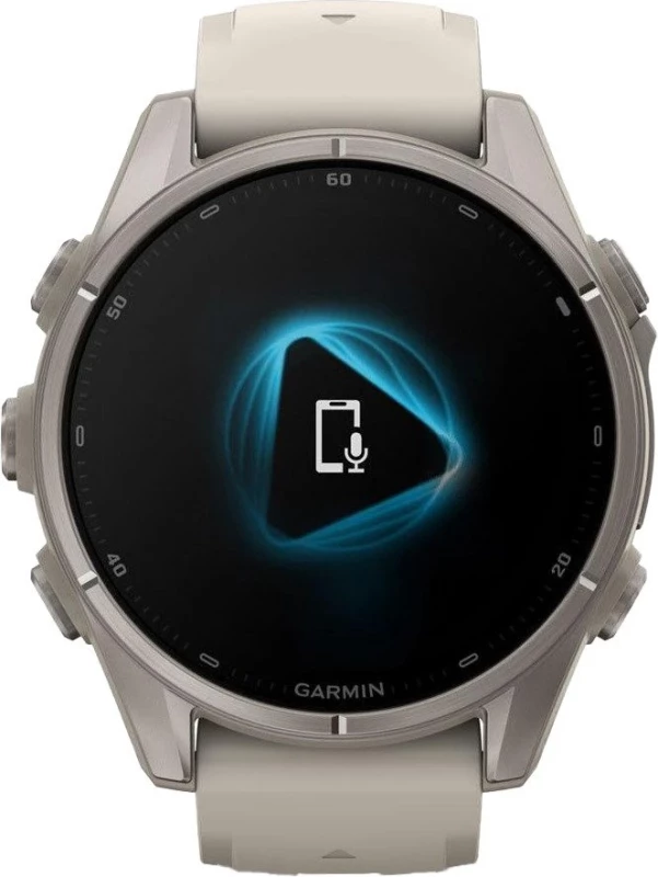 Смарт-часы Garmin Fenix 9 43mm Titanium with Fog Gray Silicone Band (010-04761-00/01) - Зображення 5