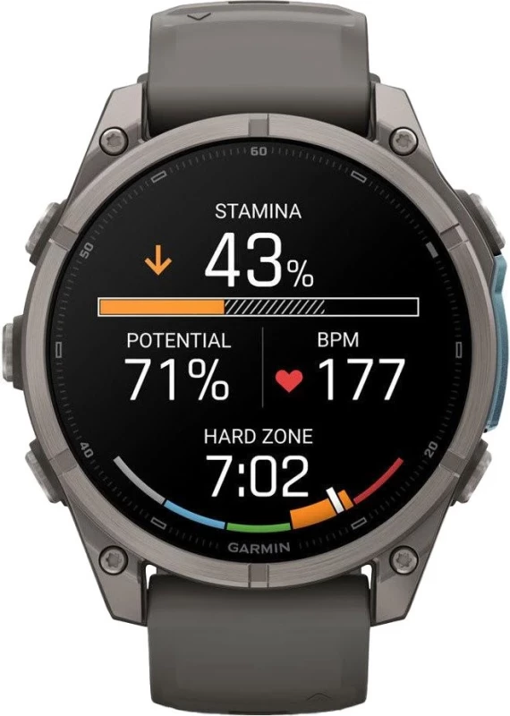 Смарт-часы Garmin Fenix 9 47mm Titanium with Pebble Gray Silicone Band (010-04762-00/01) - Зображення 3