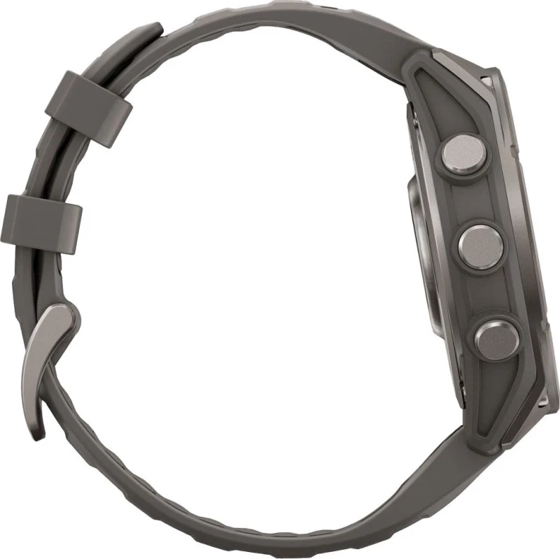 Смарт-часы Garmin Fenix 9 47mm Titanium with Pebble Gray Silicone Band (010-04762-00/01) - Зображення 4