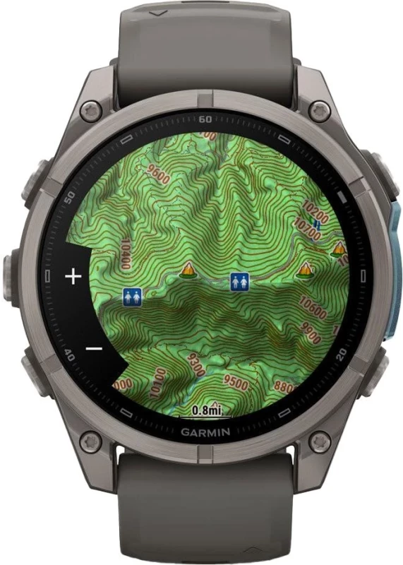 Смарт-часы Garmin Fenix 9 47mm Titanium with Pebble Gray Silicone Band (010-04762-00/01) - Зображення 6