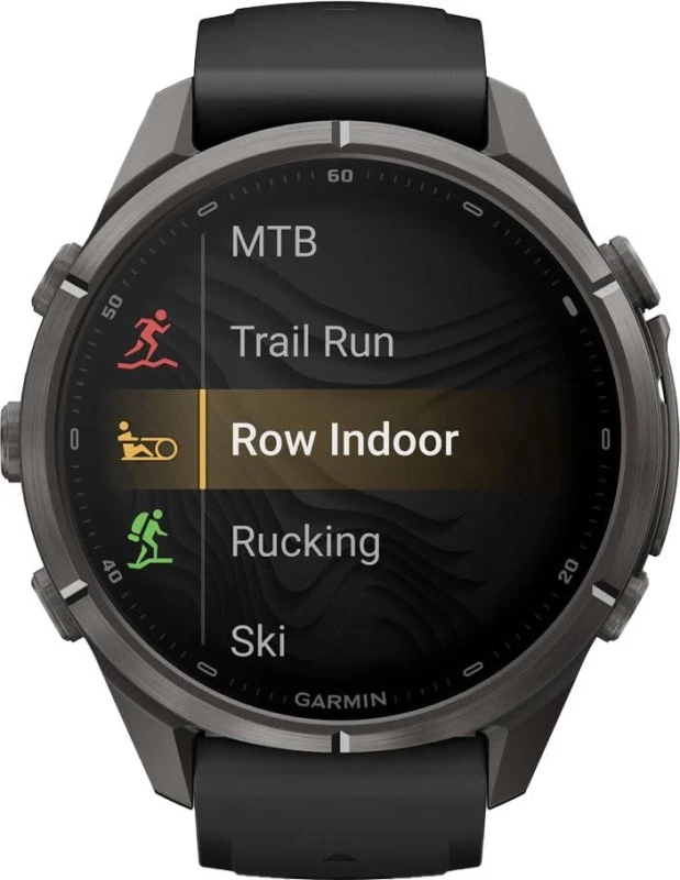Смарт-часы Garmin Fenix 9 Pro inReach 43mm Carbon Gray DLC Titanium w. Black/Pebble Gray Silicone B. (010-04335-10/11) - Зображення 5