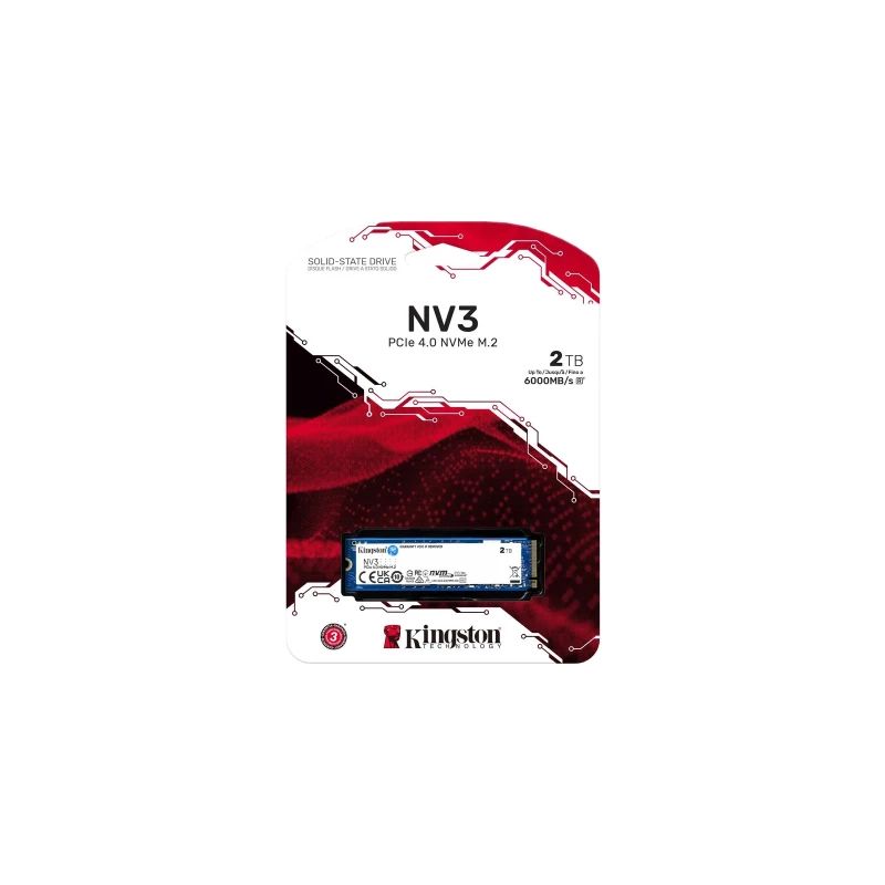 M.2 2280 2TB Kingston (SNV3S/2000G) - Зображення 2