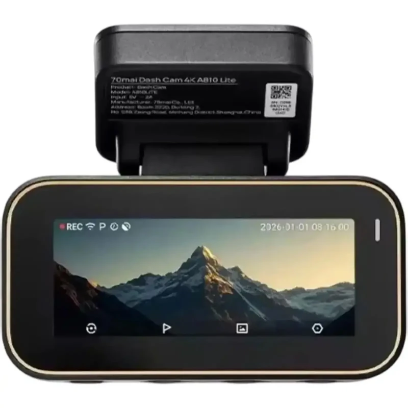 Автомобильный видеорегистратор 70mai Dash Cam 4K A810 Lite - Зображення 1